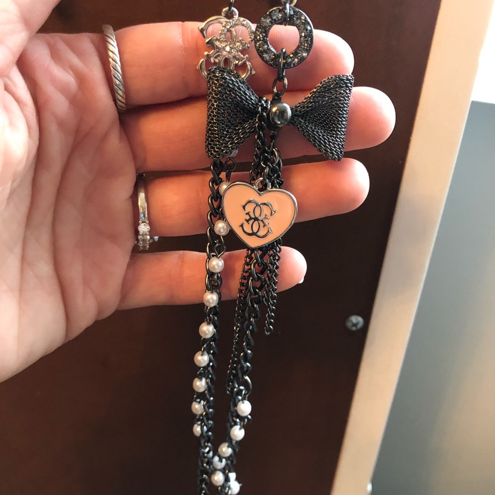 Long costume necklace